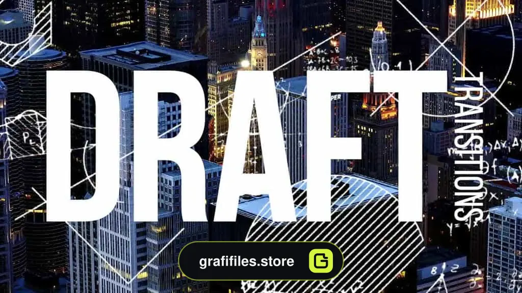 پروژه آماده ترانزیشن پریمیر Draft Transitions