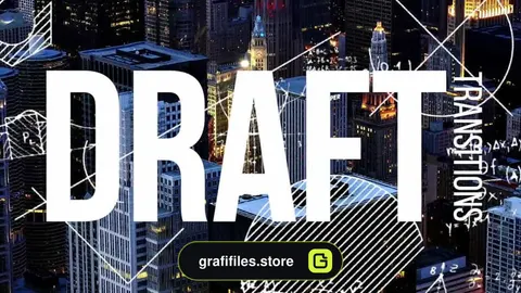 پروژه آماده ترانزیشن پریمیر Draft Transitions