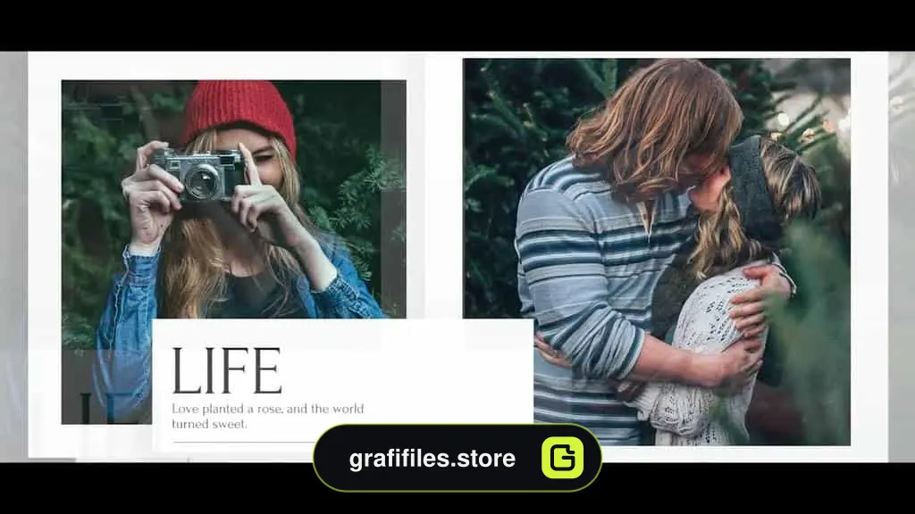 پروژه آماده اسلاید شو پریمیر Cinematic Clean Slideshow