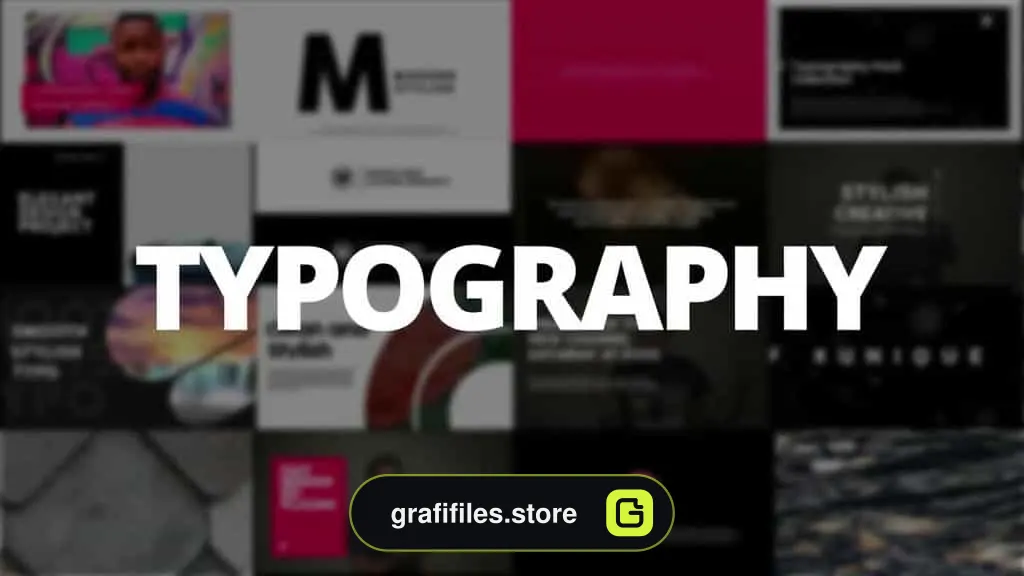 پروژه آماده تایپوگرافی پریمیر Smart Typography