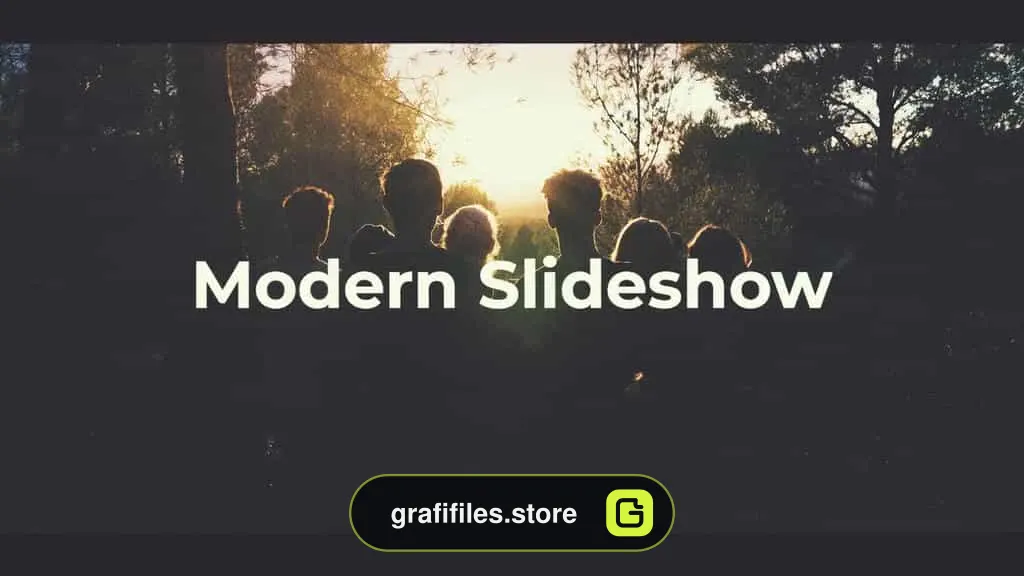 پروژه آماده اسلایدشو پریمیر Modern Slideshow