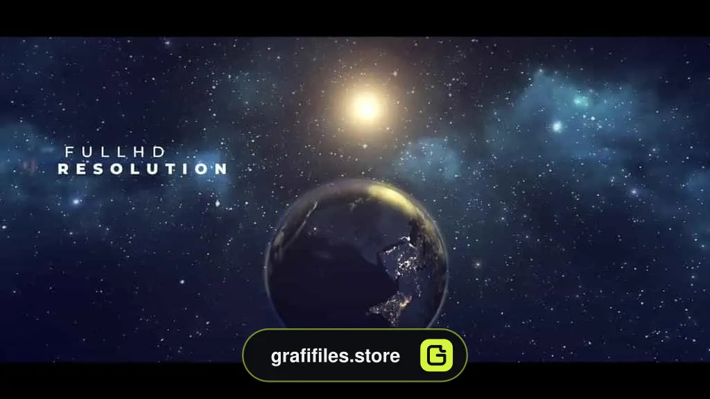 پروژه آماده تایتل پریمیر Earth Planet Titles