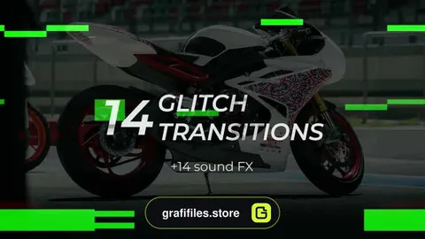 دانلود مجموعه ترانزیشن آماده Glitch Transitions
