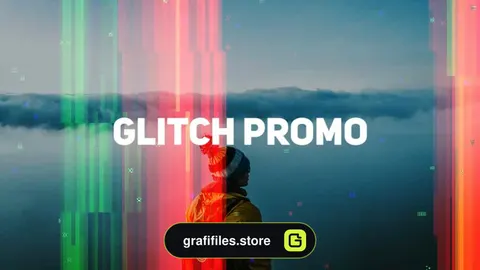 پروژه آماده تبلیغاتی پریمیر Glitch Promo