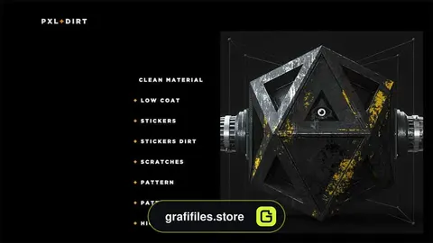 متریال های اکتان رندر در C4D