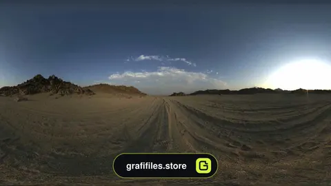 دانلود HDRI کویر و طلوع خورشید