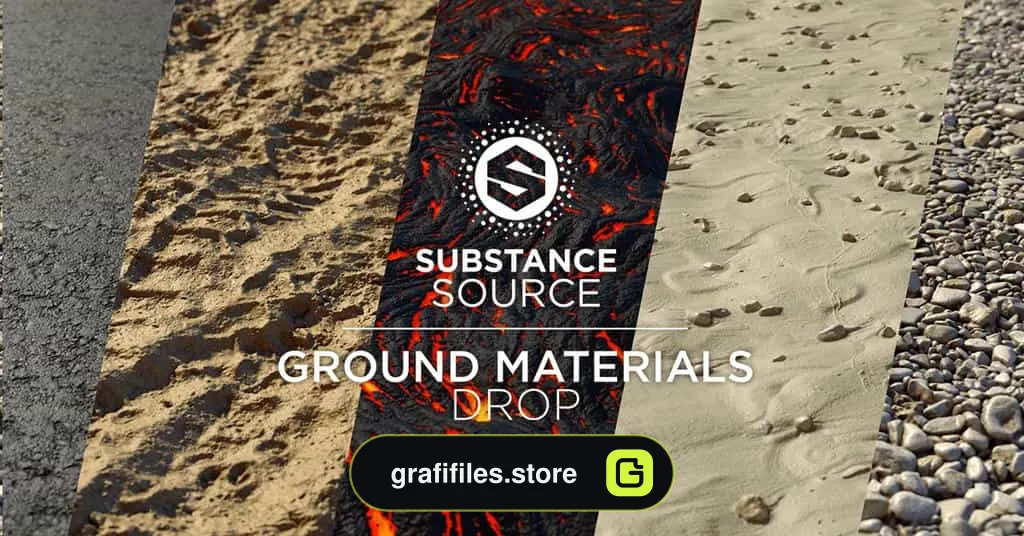 دانلود متریال زمین برای Substance Painter