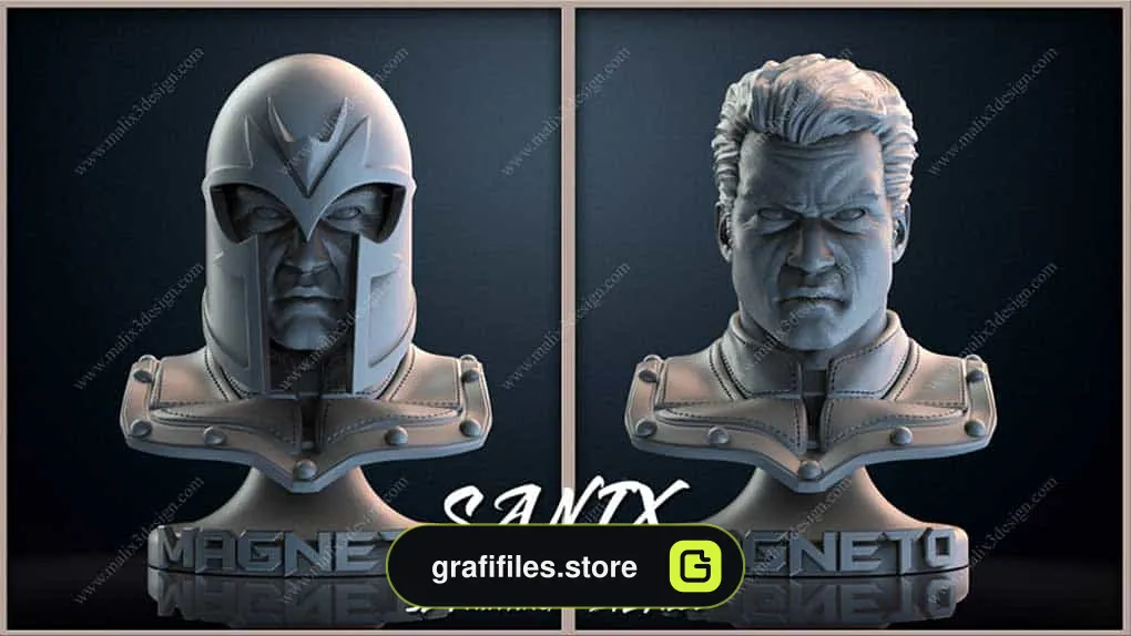 مدل سه بعدی مجسمه مغناطیسی برای 3D Print