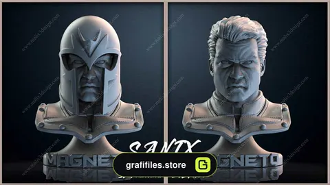 مدل سه بعدی مجسمه مغناطیسی برای 3D Print