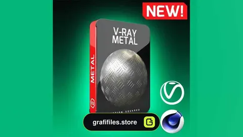 دانلود تکسچر فلز برای موتور رندر Vray برای Cinema 4D