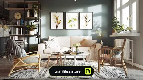 دانلود مدل سه بعدی خانه اسکاندیناوی
