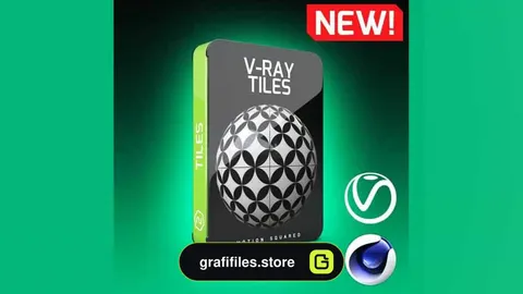 دانلود تکسچر کاشی برای موتور رندر Vray در سینما فوردی