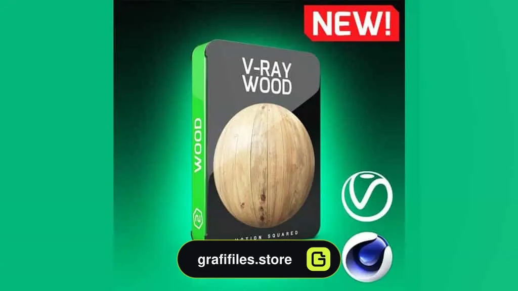 دانلود تکسچر چوب برای موتور رندر Vray در سینما فوردی