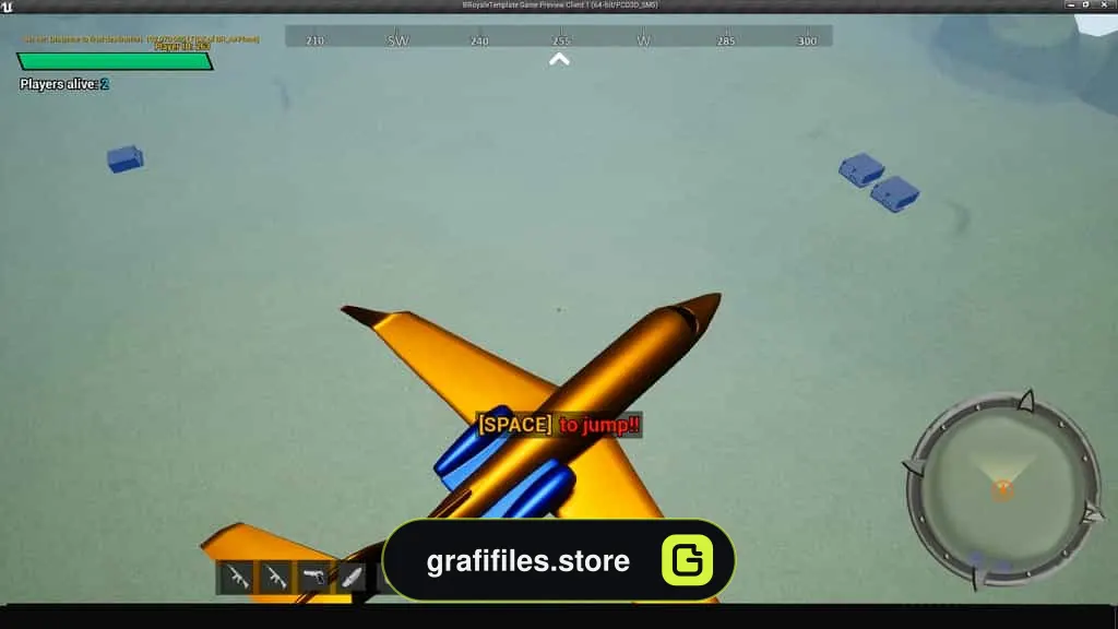 دانلود Battle Royale Template برای آنریل انجین