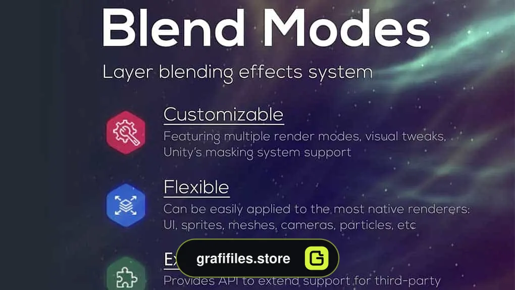 دانلود ابزار Blend Modes برای یونیتی