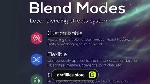 دانلود ابزار Blend Modes برای یونیتی
