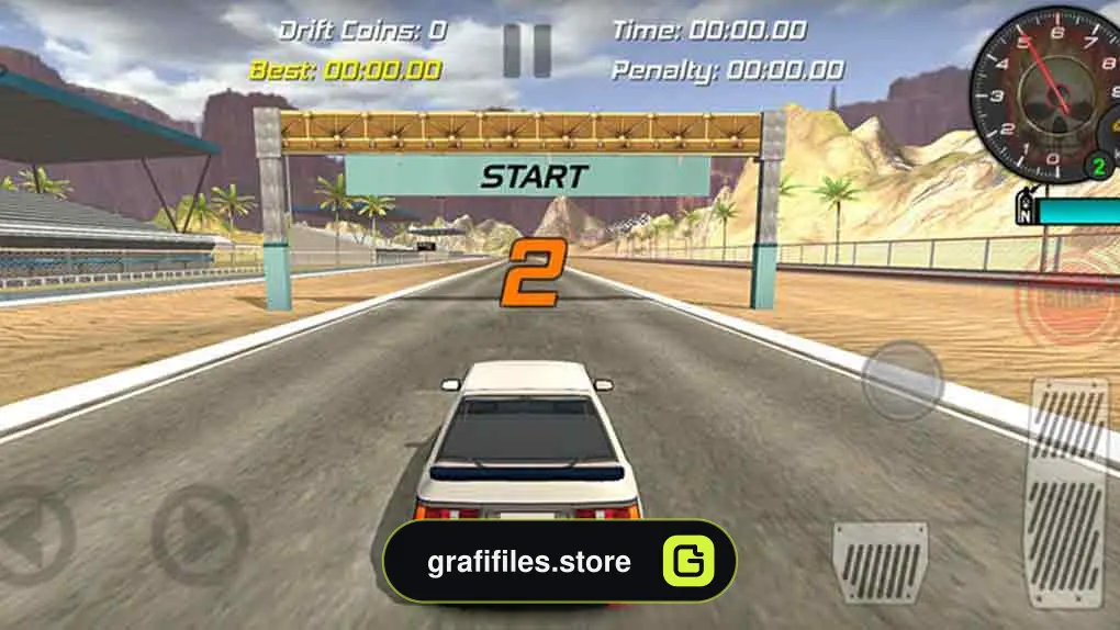 دانلود پروژه آماده بازی Extreme Drift برای یونیتی
