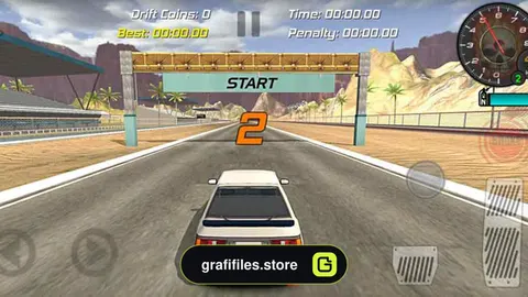 دانلود پروژه آماده بازی Extreme Drift برای یونیتی