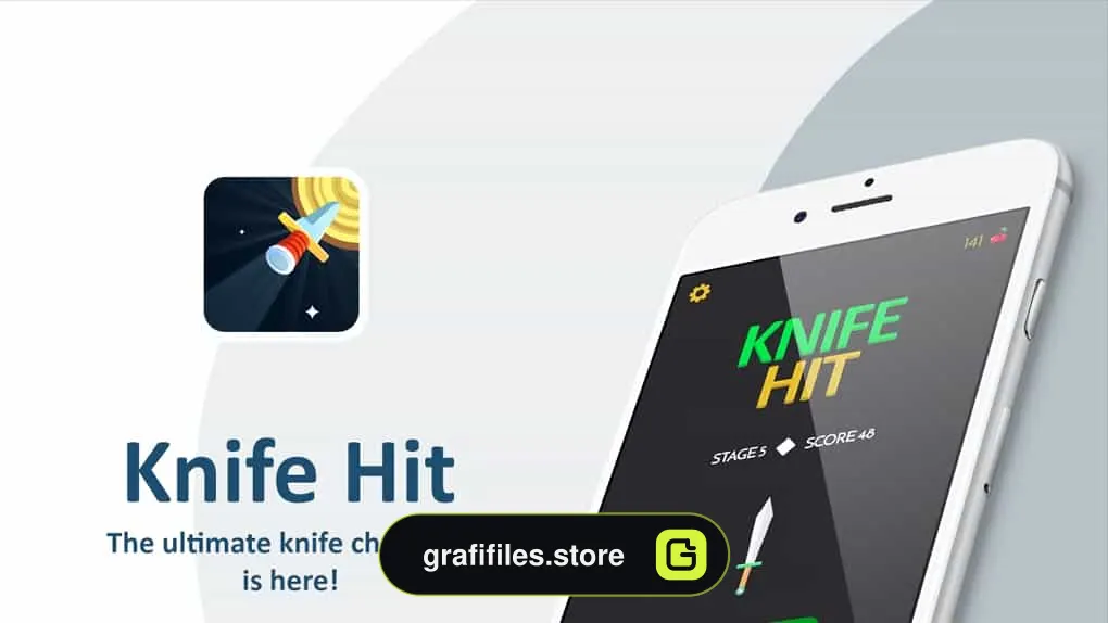 دانلود پروژه آماده بازی Knife Hit برای یونیتی