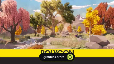 دانلود مدل سه بعدی طبیعت برای یونیتی و آنریل انجین
