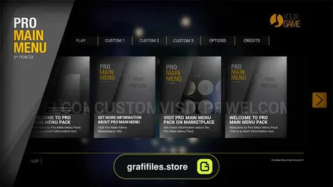 دانلود پروژه Pro Main Menu Pack برای آنریل انجین
