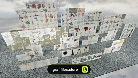 دانلود پروژه 200+ Grunge Decals برای آنریل انجین