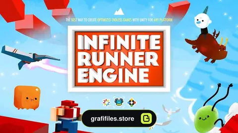 دانلود پروژه 2D+3D Infinite Runner Engine برای یونیتی