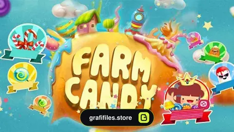 دانلود پروژه بازی Candy Farm برای یونیتی