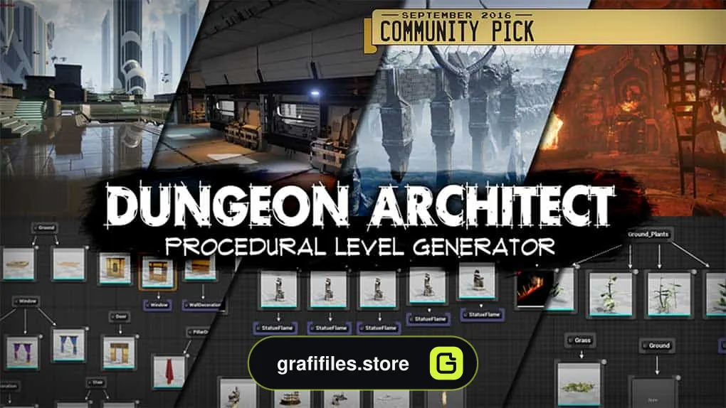 دانلود پروژه Dungeon Architect برای آنریل انجین