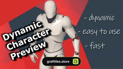 دانلود پروژه Dynamic Character Preview برای آنریل انجین
