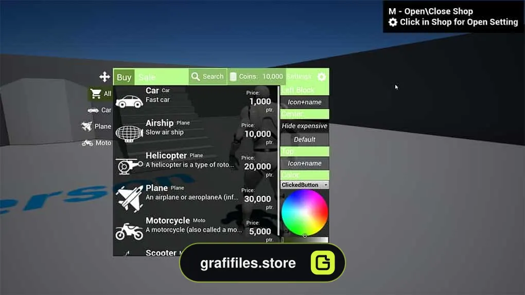 دانلود پروژه Easy Shop Module برای آنریل انجین