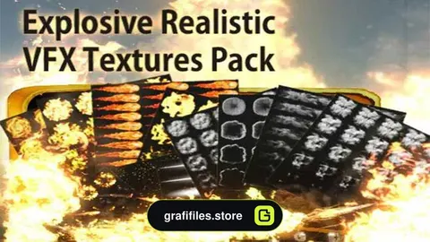 دانلود پروژه Explosive Realistic VFX Texture Pack برای یونیتی
