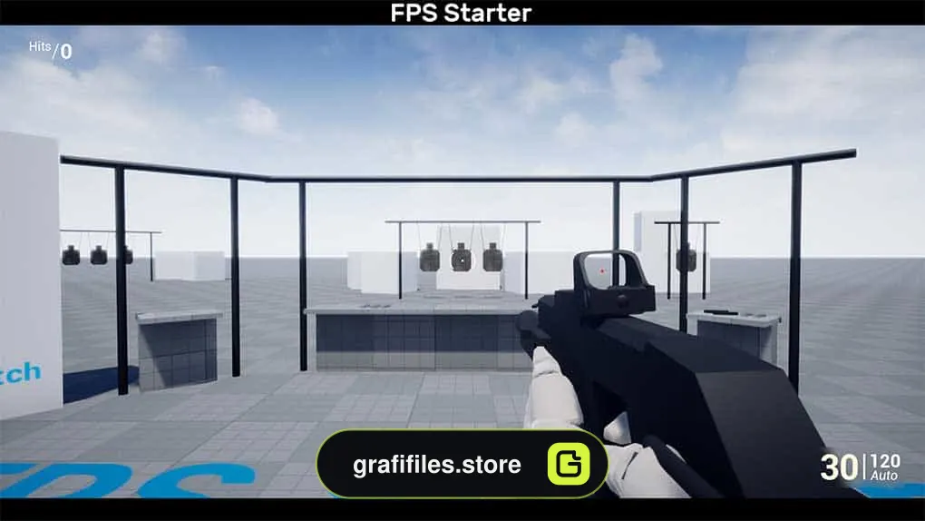 دانلود پروژه آماده FPS Starter برای آنریل انجین