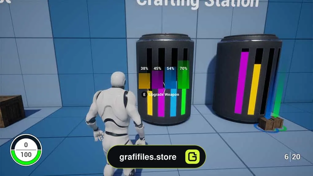 دانلود پروژه آماده Inventory for Battle Royale برای آنریل انجین