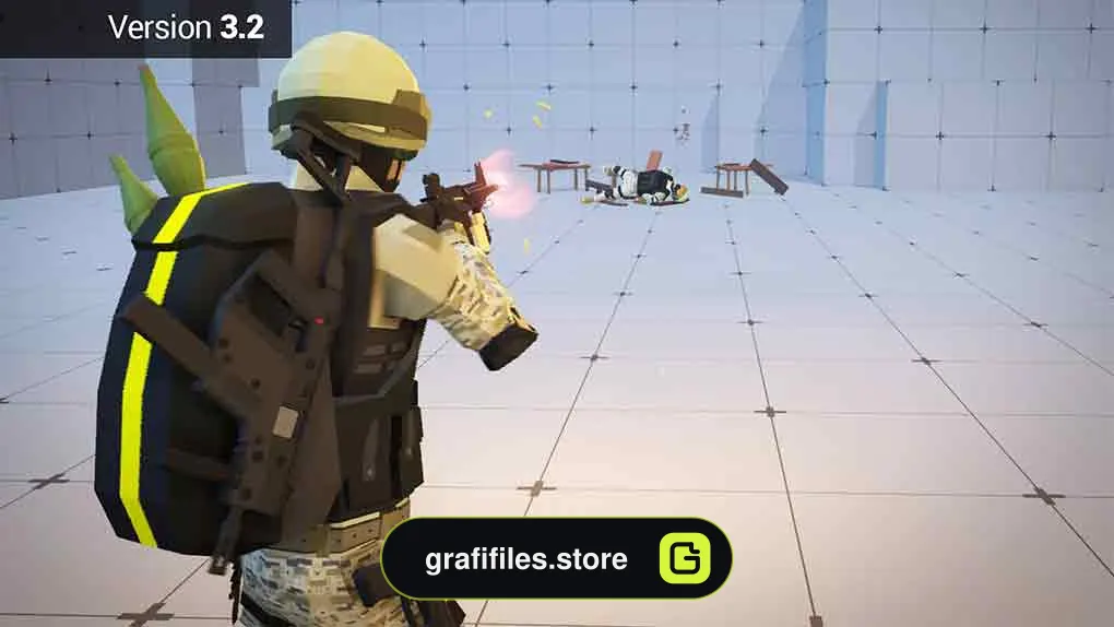دانلود پروژه Low Poly FPS Pack برای یونیتی