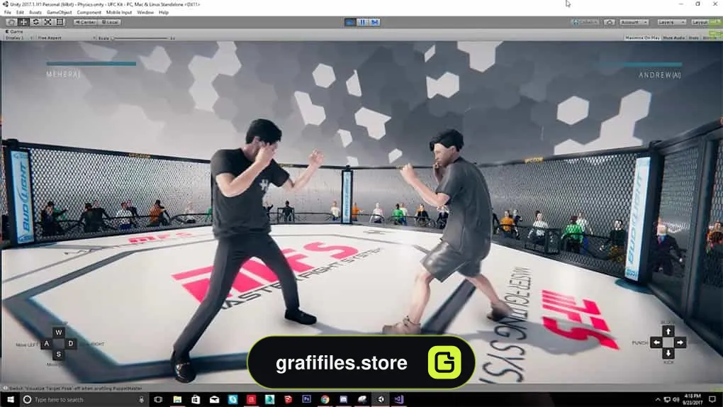 Master Fighting System برای یونیتی
