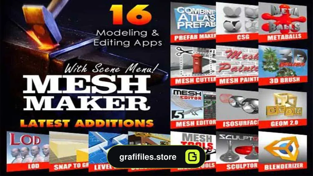 دانلود پروژه Mesh Maker برای یونیتی