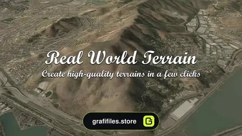 دانلود پروژه Real World Terrain برای یونیتی