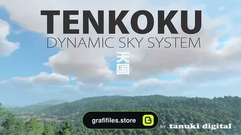 دانلود پروژه TENKOKU Dynamic Sky برای یونیتی