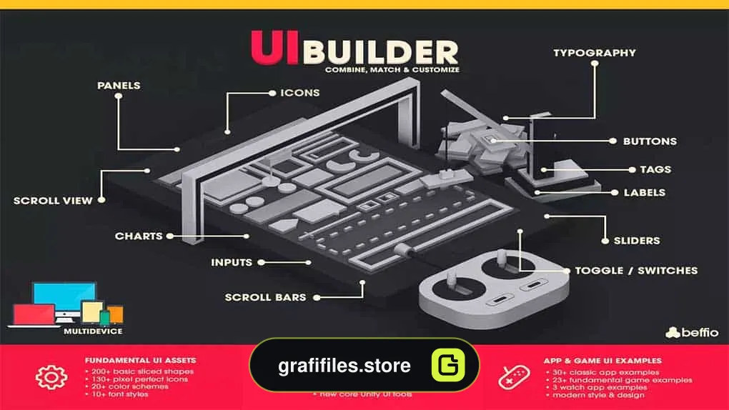 دانلود پروژه UI Builder برای یونیتی
