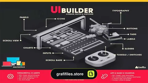 دانلود پروژه UI Builder برای یونیتی