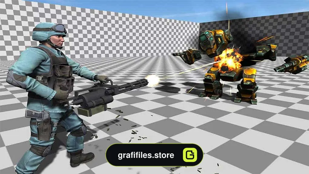 دانلود پروژه Universal Shooter Kit برای یونیتی