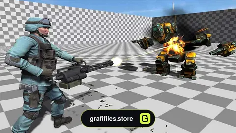 دانلود پروژه Universal Shooter Kit برای یونیتی