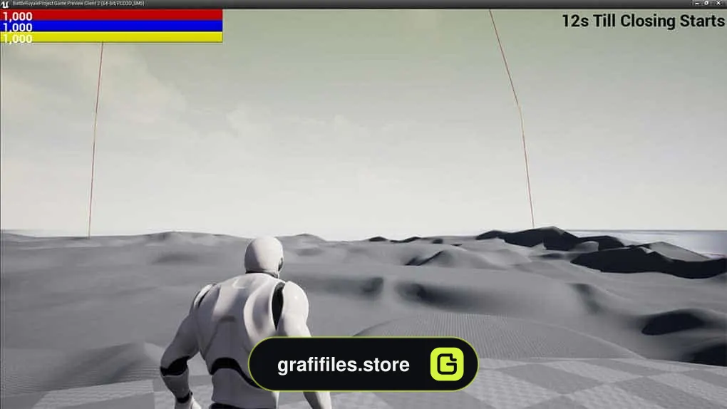 دانلود پروژه Battle Royale Game Mode برای آنریل انجین