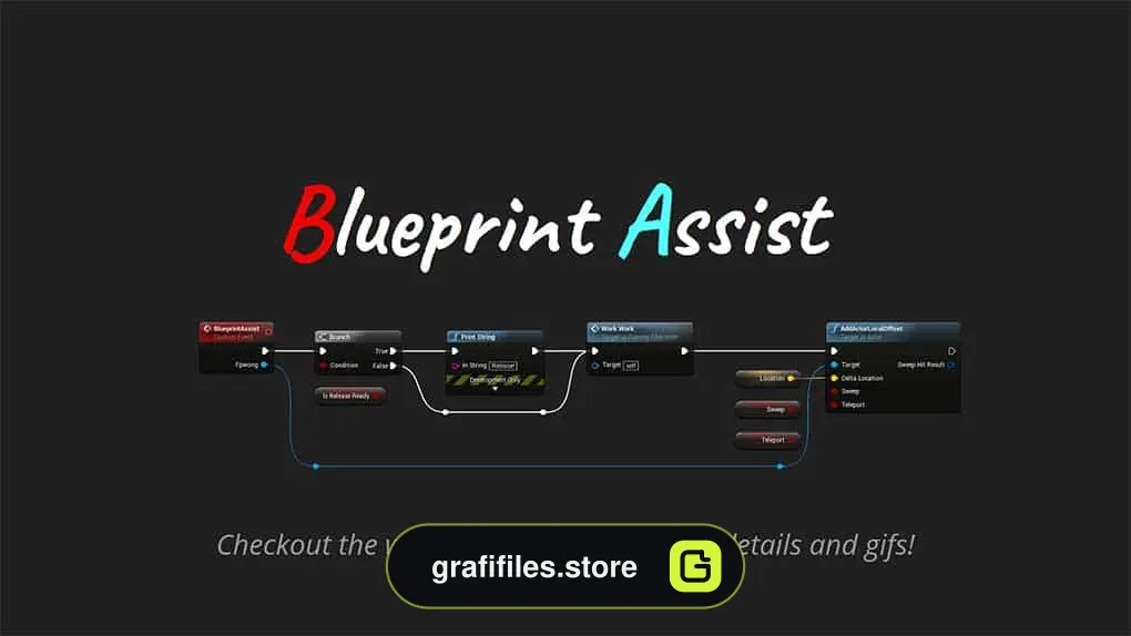دانلود پروژه Blueprint Assist برای آنریل انجین