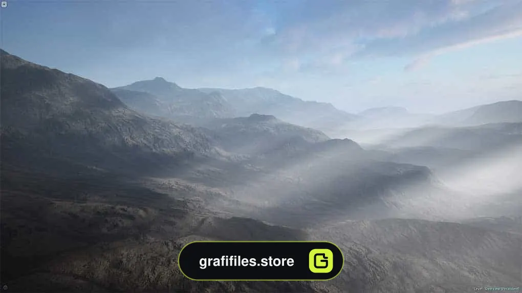 دانلود پروژه Dead Hills Landscape برای آنریل انجین