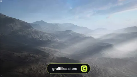 دانلود پروژه Dead Hills Landscape برای آنریل انجین