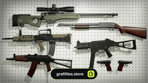 دانلود آبجکت اسلحه FPS برای آنریل انجین