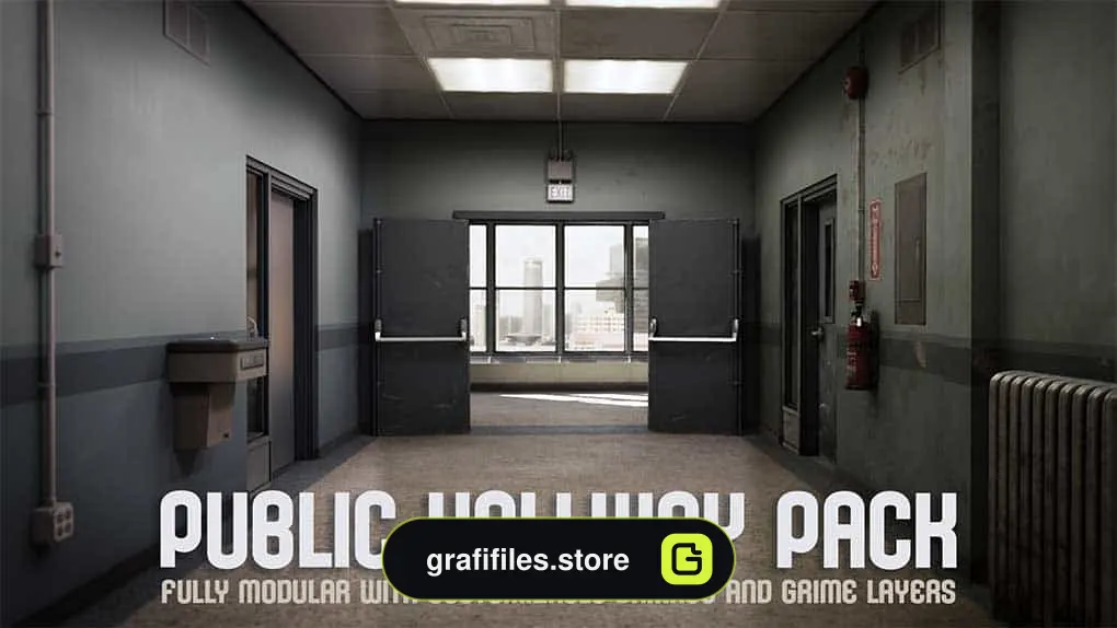 دانلود پروژه Public Hallway برای آنریل انجین