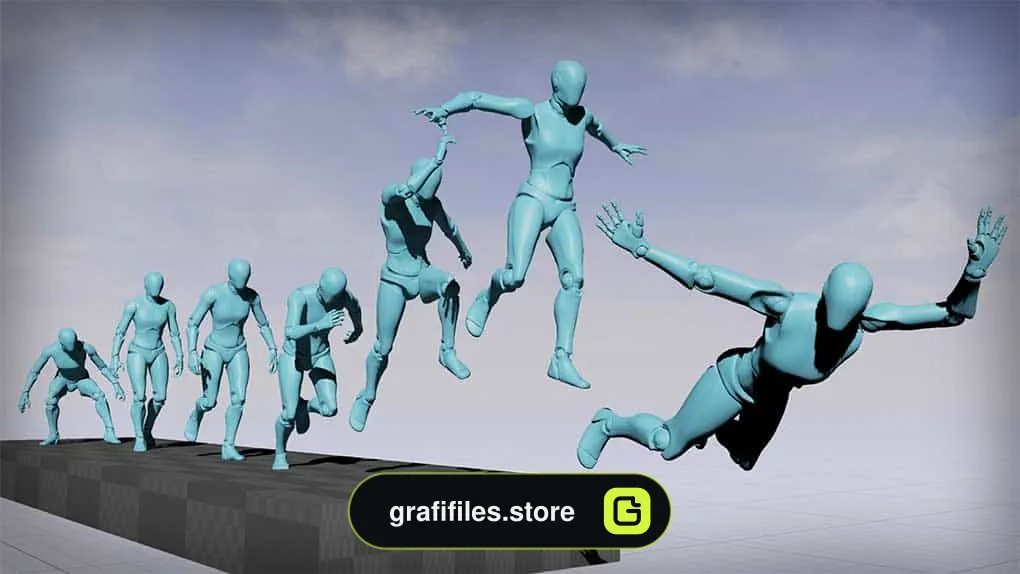 دانلود پروژه Realistic Female Player Anims برای آنریل انجین